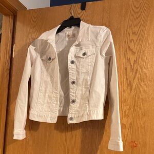 SO, girls white jean jacket, Size XL